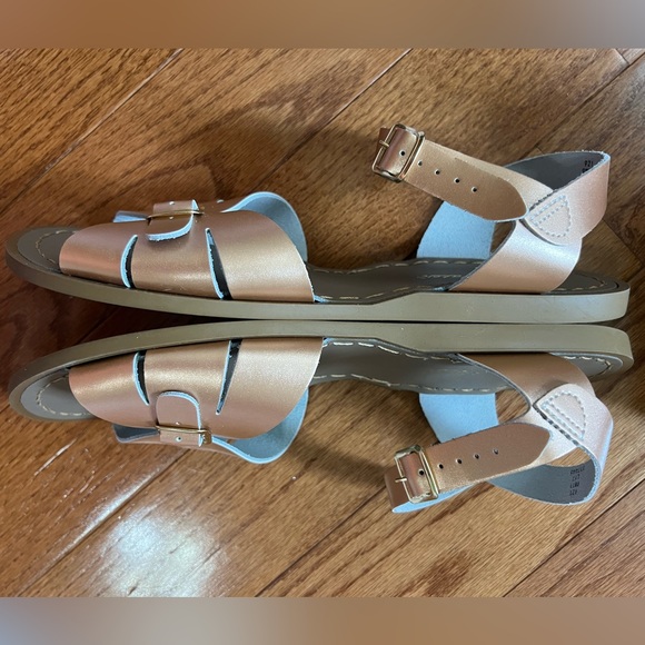 SALT WATER CLASSIC SANDAL ROSE GOLD US-11, NIB - Picture 6 of 8